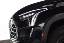 Load image into Gallery viewer, AlphaRex LED Projector Headlights Toyota Tundra/Sequoia (22-26) [NOVA Series w/ DRL] Alpha-Black or Black - Alpha-Black w/ White DRL / Stock LED Alternate Image