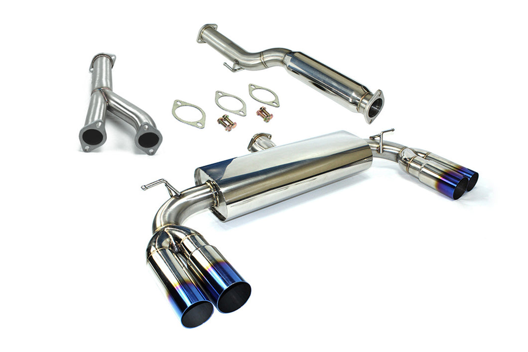 ISR Exhaust Hyundai Genesis Coupe 3.8 V6 (09-16) ST Catback w/ Burnt Tips