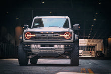 Load image into Gallery viewer, AlphaRex LED Projector Headlights Ford Bronco (21-23) Bronco Raptor (22-23) [3D Ice-Cube LED - NOVA Series w/ DRL] Alpha-Black or Black - Alpha-Black Alternate Image