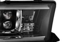 Load image into Gallery viewer, AlphaRex Quad 3D LED Projector Headlights Toyota Tundra (2007-2013) Sequoia (2008-2017) [Nova Series - DRL Light Tube] Black or Jet Black - Jet Black Alternate Image