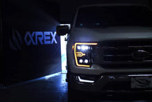 Load image into Gallery viewer, AlphaRex LED Projector Headlights Ford F150 / F150 Raptor (21-23) [3D Ice Cube LED - NOVA Series w/ DRL] 14th Gen Style Black or Jet Black Alternate Image