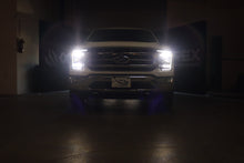 Load image into Gallery viewer, AlphaRex LED Projector Headlights Ford F150 / F150 Raptor (21-23) [3D Ice Cube LED - NOVA Series w/ DRL] 14th Gen Style Black or Jet Black Alternate Image