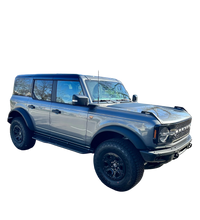 Load image into Gallery viewer, IAG Offroad Side Steps for Ford Bronco 6G (2021-2026) Full Length Bolt On for 2 or 4 Door - Requires OEM Rock Rails - 2 Door with Factory/IAG Rock Rails / Black Alternate Image