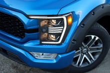 Load image into Gallery viewer, AlphaRex Projector Headlights Ford F150 w/ Halogen Headlights Only (21-23) Pro Series - Sequential - Alpha-Black or Black - Alpha-Black Alternate Image