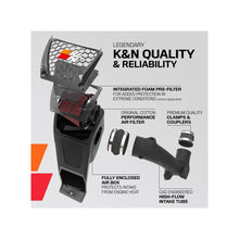 Load image into Gallery viewer, K&amp;N Cold Air Intake Jeep Gladiator JT 3.0L V6 Diesel (2020-2022) [Air Charger Kit] 63-1587 Alternate Image