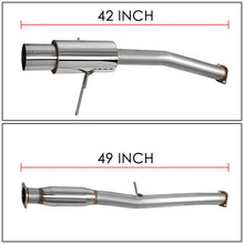 Load image into Gallery viewer, DNA Exhaust for Subaru WRX / WRX STI (2002-2007) Catback with 4" Single Wall Round Tips or EOM Style - Polished Tip Alternate Image