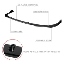 Load image into Gallery viewer, DNA Front Bumper Lip for Toyota Camry (2018-2022) 3-Piece with Gloss Black Finish - Default Title Alternate Image