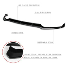 Load image into Gallery viewer, DNA Front Bumper Lip for Mercedes W205 C200 C250 C300 C350 (2015-2018) 3-Piece with Gloss or Matte Black / Carbon Fiber Finish Alternate Image