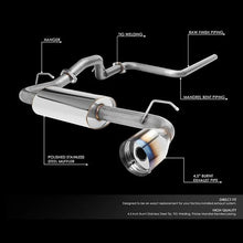Load image into Gallery viewer, DNA Exhaust for Dodge Neon SOHC (2000-2005) SRT-4 (2003-2005) Catback with 4.75" Single Wall Round or Double Wall Rolled Tip Alternate Image