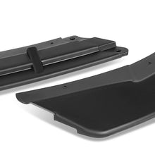Load image into Gallery viewer, DNA Front Bumper Lip for Kia Optima (2016-2018) 3-Piece STP-Style with Matte / Gloss Black / Carbon Fiber Finish - LX / EX / LX-Turbo / Matte Black Alternate Image