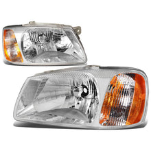 Load image into Gallery viewer, DNA Headlights for Hyundai Accent (2000-2002) with Chrome or Black Housing and Smoke or Clear Lens Alternate Image