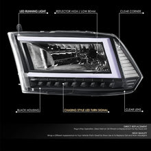 Load image into Gallery viewer, DNA Headlights for RAM 1500 / 2500 / 3500 / 4500 / 5500 (2010-2018) with C-Shaped LED DRL &amp; Sequential Signals Lights Alternate Image
