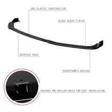 Load image into Gallery viewer, DNA Front Bumper Lip for Honda Accord Sedan (2018-2022) 3-Piece RA-Style with Matte or Gloss Black Finish - Matte Black Alternate Image