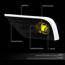 Load image into Gallery viewer, DNA Fog Lights for Nissan Altima Sedan (2016-2018) with Switch and Wiring Harness - Amber / Clear / Smoke Lens - Chrome / Amber Alternate Image