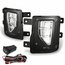 Load image into Gallery viewer, DNA Fog Lights for Chevy Silverado 1500 (2016-2019) LED Projector with Switch and Wiring Harness - Clear or Smoke Lens - Clear Alternate Image