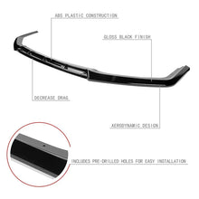 Load image into Gallery viewer, DNA Front Bumper Lip for Honda Civic (2016-2021) 3-Piece MUG Style - Gloss or Matte Black / Carbon Fiber Finish - Matte Black Alternate Image