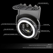 Load image into Gallery viewer, DNA LED Fog Lights for GMC Sierra (2003-2007) Halo Projector with Switch &amp; Wiring Harness - Clear or Smoke FL-ZTL-358 - Clear Alternate Image