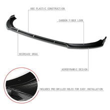 Load image into Gallery viewer, DNA Front Bumper Lip for Audi A3 / S3 (2017-2020) 3-Piece with Carbon Fiber Look Finish - Default Title Alternate Image