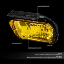 Load image into Gallery viewer, DNA Fog Lights for Chevy Silverado (2004-2007) with Amber / Clear / Smoke Lens FL-ZTL-306 - Amber Alternate Image