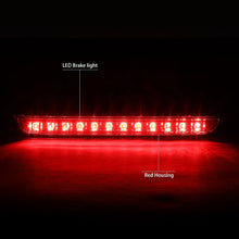 Load image into Gallery viewer, DNA LED 3rd Brake Light Chevy Equinox (2005-2009) Clear / Smoked / Red Lens - 2005-2006 / Black / Clear Alternate Image