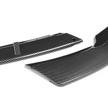 Load image into Gallery viewer, DNA Front Bumper Lip for Hyundai Sonata (2015-2017) 3-Piece STP Style with Matte / Gloss Black / Carbon Fiber Finish - Matte Black Alternate Image