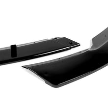 Load image into Gallery viewer, DNA Front Bumper Lip for Hyundai Sonata (2015-2017) 3-Piece STP Style with Matte / Gloss Black / Carbon Fiber Finish - Matte Black Alternate Image