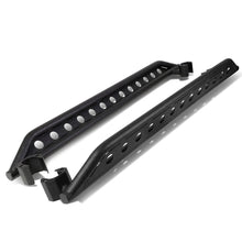 Load image into Gallery viewer, DNA Rock Slider Side Steps for Jeep Wrangler JK (2007–2018) with Black Textured Powdercoat Finish 4X4-T141 Alternate Image