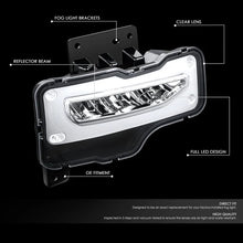 Load image into Gallery viewer, DNA Fog Light for GMC Sierra 1500 (2016-2019) Full LED with Wiring Harness Switch - Clear or Smoke Lens FL-ZTL-372 Alternate Image