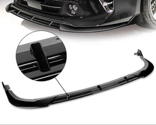 Load image into Gallery viewer, DNA Front Bumper Lip for Kia Optima (2016-2018) 3-Piece STP-Style with Matte / Gloss Black / Carbon Fiber Finish - SX / SXL / S / Gloss Black Alternate Image