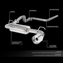 Load image into Gallery viewer, DNA Exhaust for Dodge Neon SOHC (2000-2005) SRT-4 (2003-2005) Catback with 4.75" Single Wall Round or Double Wall Rolled Tip Alternate Image