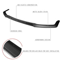 Load image into Gallery viewer, DNA Front Bumper Lip for Honda Civic (2016-2021) 3-Piece MUG Style - Gloss or Matte Black / Carbon Fiber Finish - Matte Black Alternate Image