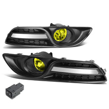 Load image into Gallery viewer, DNA Fog Lights for Nissan Sentra Sedan (2013-2016) with Switch and Wiring Harness - Amber / Clear / Smoke Lens FL-ZTL-213 - Amber Alternate Image