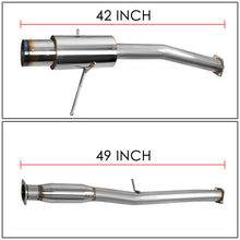 Load image into Gallery viewer, DNA Exhaust for Subaru WRX / WRX STI (2002-2007) Catback with 4" Single Wall Round Tips or EOM Style - Polished Tip Alternate Image