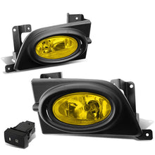 Load image into Gallery viewer, DNA Fog Lights for Honda Civic Sedan &amp; Coupe (2006-2008) with Switch and Wiring Harness - Amber / Clear / Smoke Lens - Sedan / Amber Alternate Image
