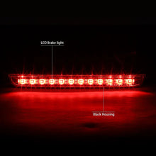 Load image into Gallery viewer, DNA LED 3rd Brake Light Pontiac Torrent (2006-2009) Clear / Smoked / Red Lens - 2006 / Black / Clear Alternate Image