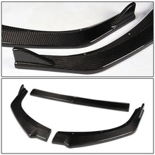 Load image into Gallery viewer, DNA Front Bumper Lip for Mazda 3 (2019-2021) 3 Piece - Gloss Black or Carbon Fiber Finish Alternate Image