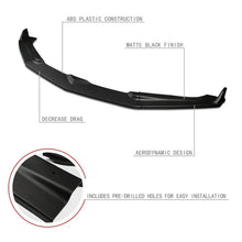 Load image into Gallery viewer, DNA Front Bumper Lip for Chevy Camaro (2016-2018) 3-Piece ZL1-Style - Matte Black Finish - Default Title Alternate Image