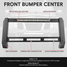 Load image into Gallery viewer, J2 Engineering Bull Bar for Nissan Titan (2004-2015) Armada (2005-2015) Modular Style with LED Light Bar J2-BURB-8007 Alternate Image