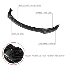 Load image into Gallery viewer, DNA Front Bumper Lip for Tesla Model 3 (2017-2020) 3-Piece with Carbon Fiber Look Finish - Default Title Alternate Image