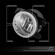 Load image into Gallery viewer, DNA Fog Lights for Jeep Wrangler (2007-2018) with Clear or Smoke Lens FL-ZTL-365 Alternate Image