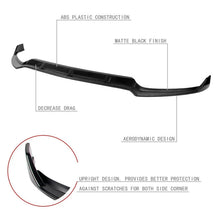 Load image into Gallery viewer, DNA Front Bumper Lip for Mercedes W205 C200 C250 C300 C350 (2015-2018) 3-Piece with Gloss or Matte Black / Carbon Fiber Finish Alternate Image