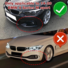 Load image into Gallery viewer, DNA Front Bumper Lip for BMW F32 / F36 428i / 430i (2014-2019) 3-Piece with Matte / Gloss Black / Carbon Fiber Finish Alternate Image