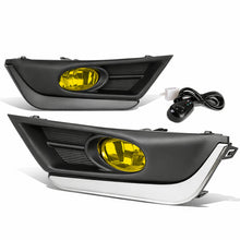 Load image into Gallery viewer, DNA Fog Lights for Honda CRV (2017-2018) with Switch and Wiring Harness - Amber / Clear / Smoke Lens - Chrome / Amber Alternate Image
