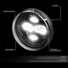 Load image into Gallery viewer, DNA LED Fog Lights for GMC Sierra (2007-2014) with Switch &amp; Wiring Harness - Clear or Smoke Lens - Smoke Alternate Image