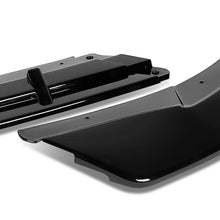 Load image into Gallery viewer, DNA Front Bumper Lip for Kia Optima (2016-2018) 3-Piece STP-Style with Matte / Gloss Black / Carbon Fiber Finish - LX / EX / LX-Turbo / Matte Black Alternate Image