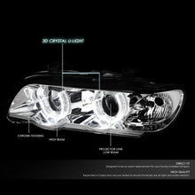 Load image into Gallery viewer, DNA Projector Headlights for BMW X5 (2000-2003) with LED DRL Halo and Chrome or Black Housing Alternate Image