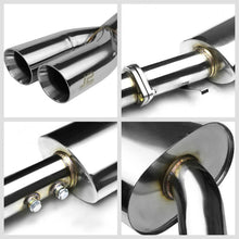 Load image into Gallery viewer, J2 Engineering Exhaust for BMW E36 323i (1997-1999) 325i (1992-1997) 328i (1996-1999) M3 (1995-1999) Catback with Dual Polished Tips J2-CBE-DS-033 Alternate Image