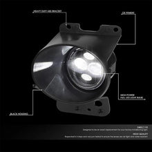 Load image into Gallery viewer, DNA LED Fog Lights for Ford F150 (2005-2008) Projector with Switch &amp; Wiring Harness - Clear or Smoke FL-ZTL-334 - Smoke Alternate Image