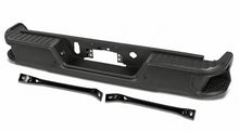 Load image into Gallery viewer, DNA Rear Step Bumper for Chevy Silverado &amp; GMC Sierra 1500 (2019-2023) with License Plate Lights - Black or Chrome Alternate Image
