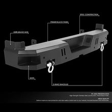 Load image into Gallery viewer, DNA Rear Step Bumper for Ford F250 F350 Super Duty (1999-2020) Dual D-Ring Shackles - 1999-2016 Alternate Image